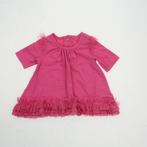 Mini B Girls Pink Short Sleeve Shirt size: 12 Months